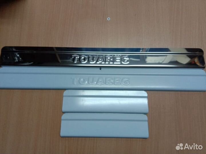 Накладки на пороги VW Touareg c 2015 (нержавейка)