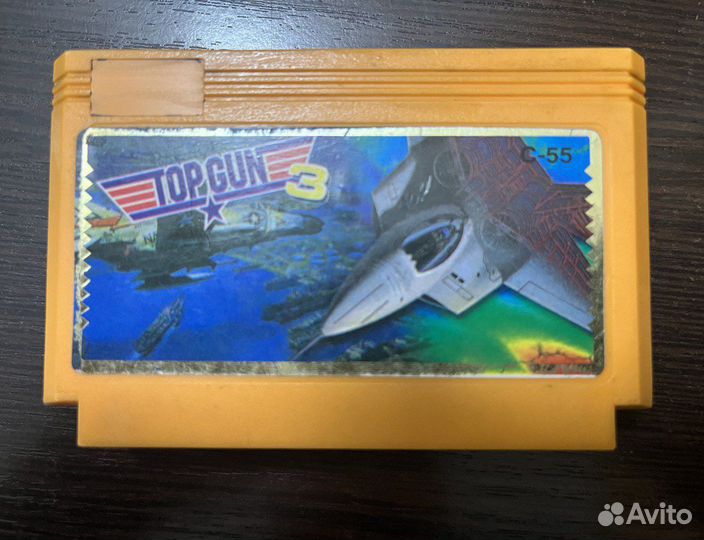 Картридж Dendy Top Gun 3, стародел из 90-х