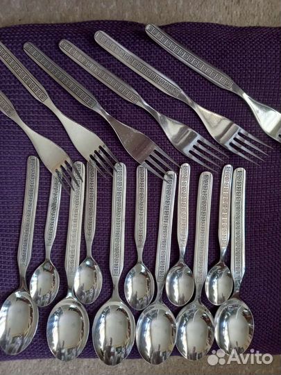 Вилки ложки мельхиор