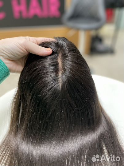 Накладка из натуральных волос