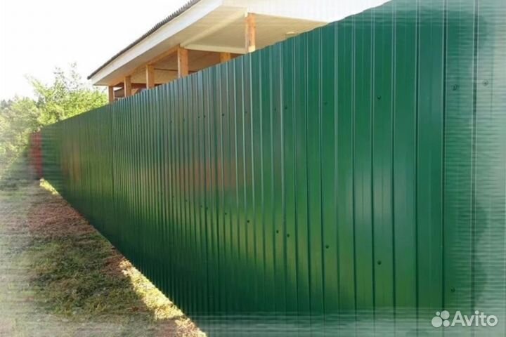 Забор из профлиста
