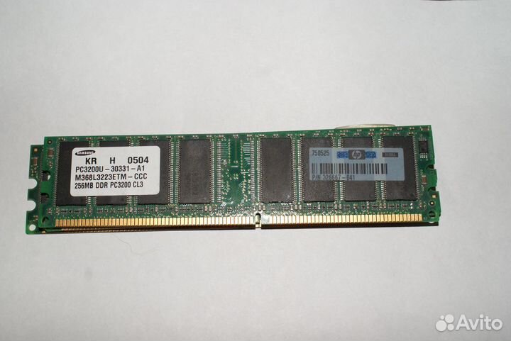 Модуль оперативной nynix korea 256 MB DDR