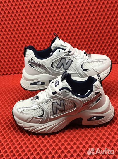 NB 530: Женские, белые, 36-41, для повседневной но