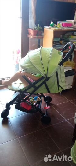 Детская прогулочная легкая коляска
