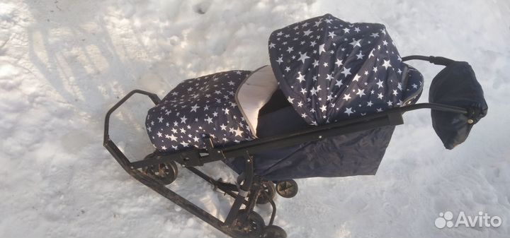 Детские санки коляска