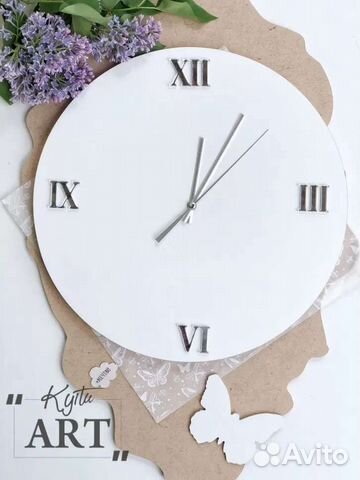 Зеркальные цифры Классика (4 шт) римские, серебро