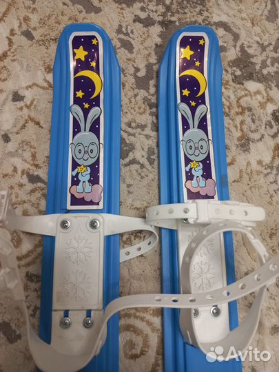 Лыжи детские коротышки
