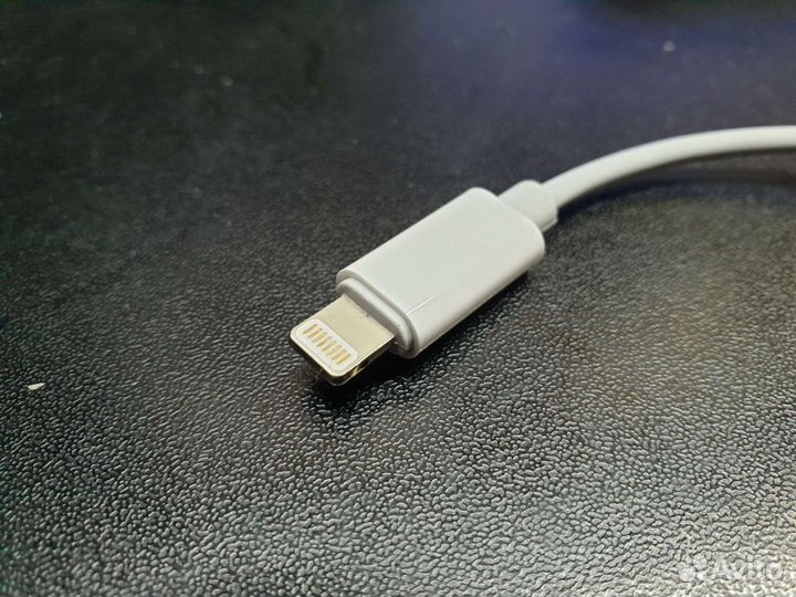 Переходник для наушников iPhone lightning aux