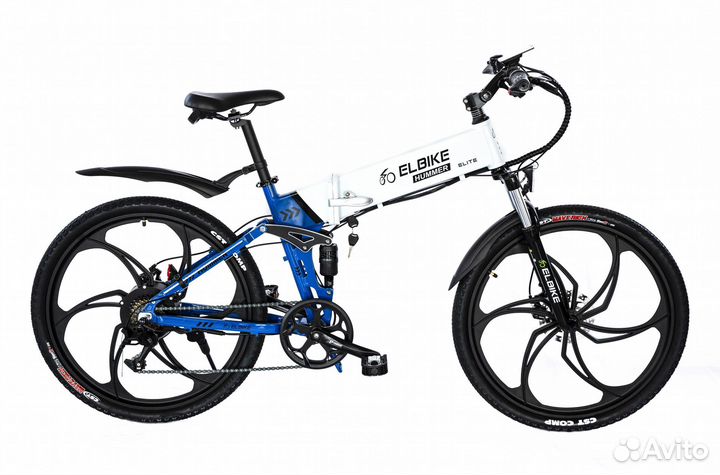 Электровелосипед Elbike Hummer Elite 13 (синий)