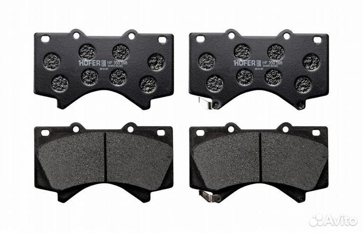 Колодки тормозные hofer HF 350 598