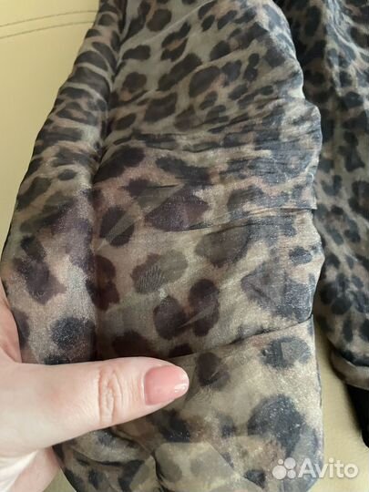 Рубашка леопардовая zara