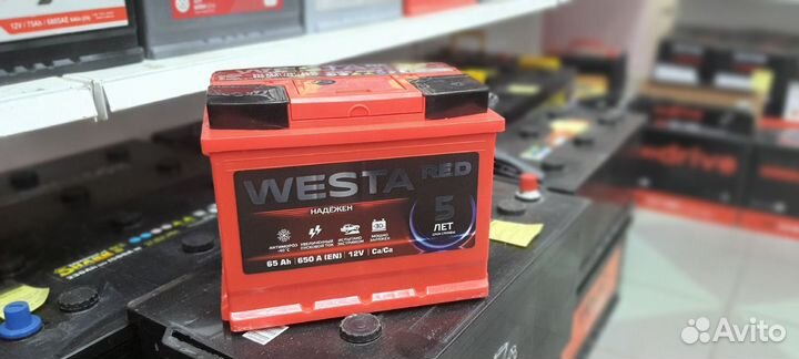 Аккумулятор Westa RED 60Ah 650A