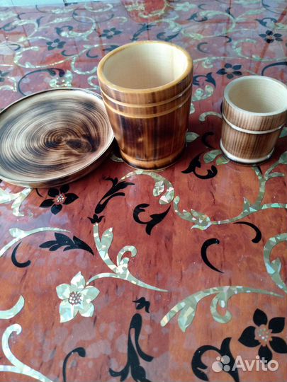 Тарелочки из дерева липа