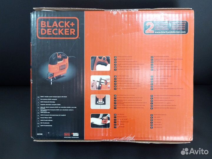 Электролобзик black decker ks701e