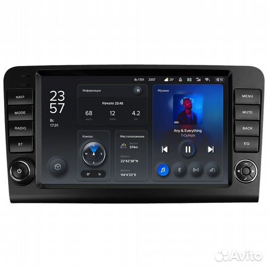 Магнитола Мерседес M GL X164 2005-2009 Teyes X1