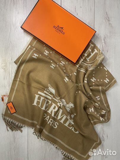 Платок шаль Hermes