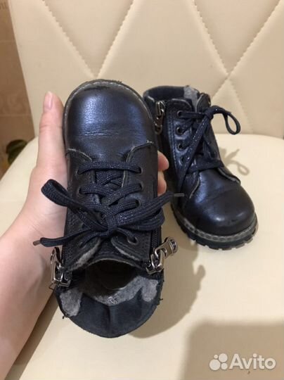 Ботинки кожаные 21 размер, котофей