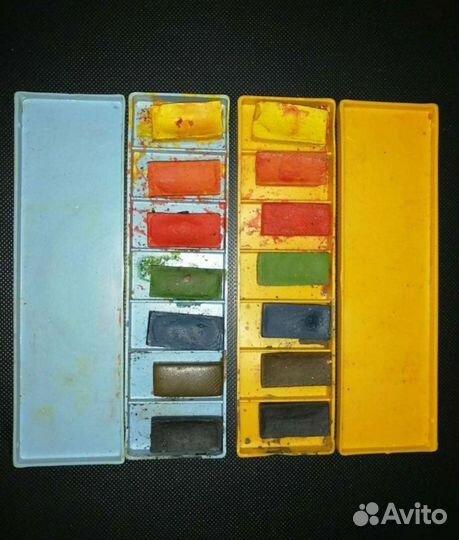 Цветные карандаши, сухие краски СССР