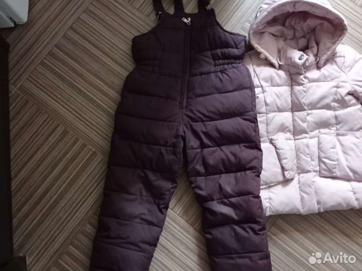 Зимний комбинезон для девочки 104