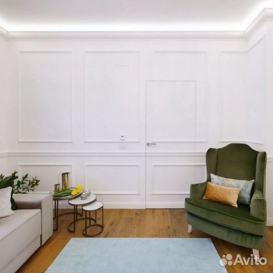 Скрытые межкомнатные двери под покраску