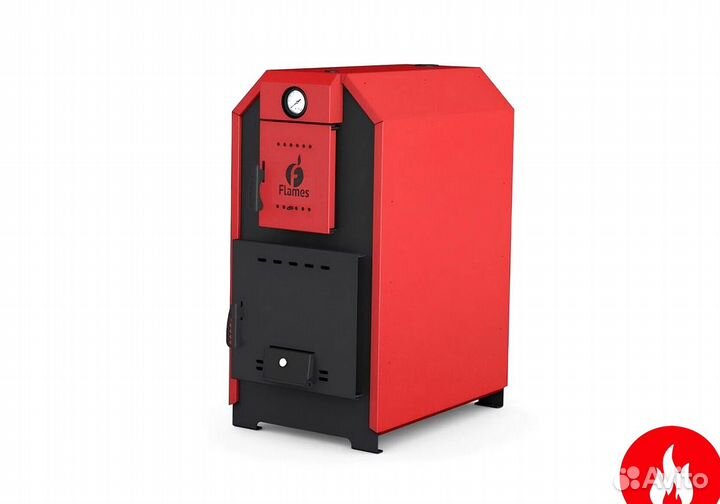 Твердотопливный котел flames green код-15гт