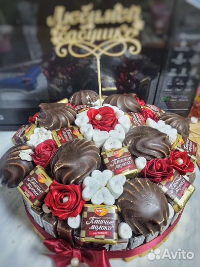 Сладкий съедобный букет