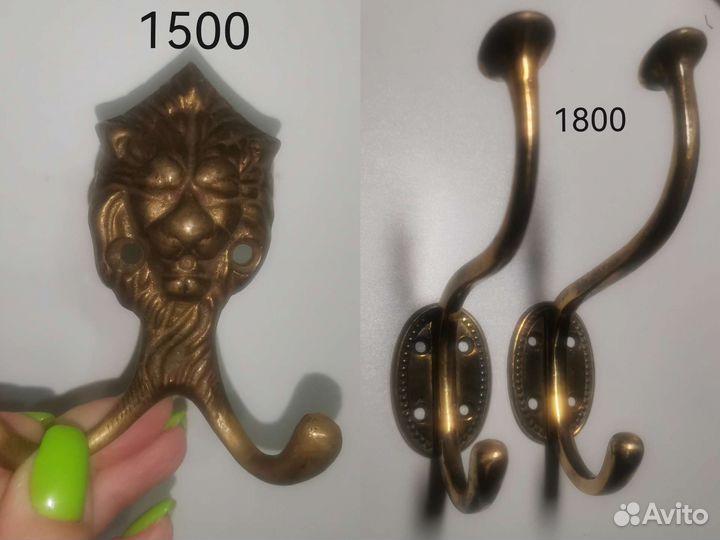 Крючки латунь старинные листайте фото