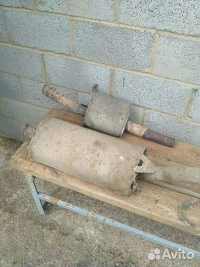 Глушитель, резонатор Паджеро 2, Mitsubishi