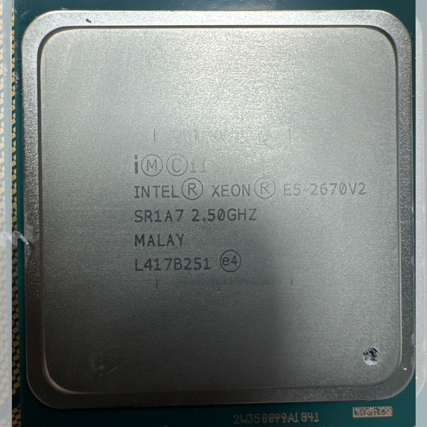 [E5-2670V2] Intel Xeon Lga2011, 10 X 2500 Мгц 2 Шт3 E5-2670v2