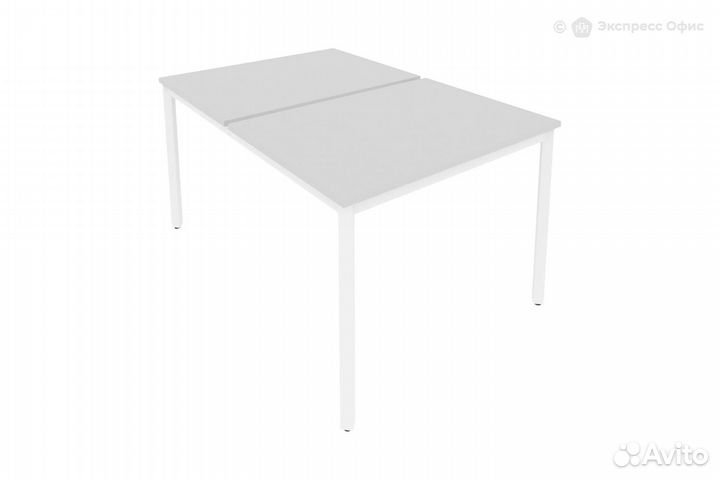 Стол-бенч двойной на металлокаркасе Slim system С