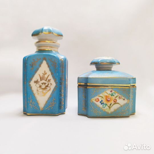 Старинный фарфор, набор для туалетного столика