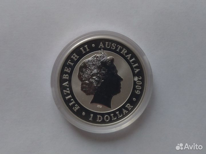 Монета Австралия в 1 доллар 2009 года Елизавета II