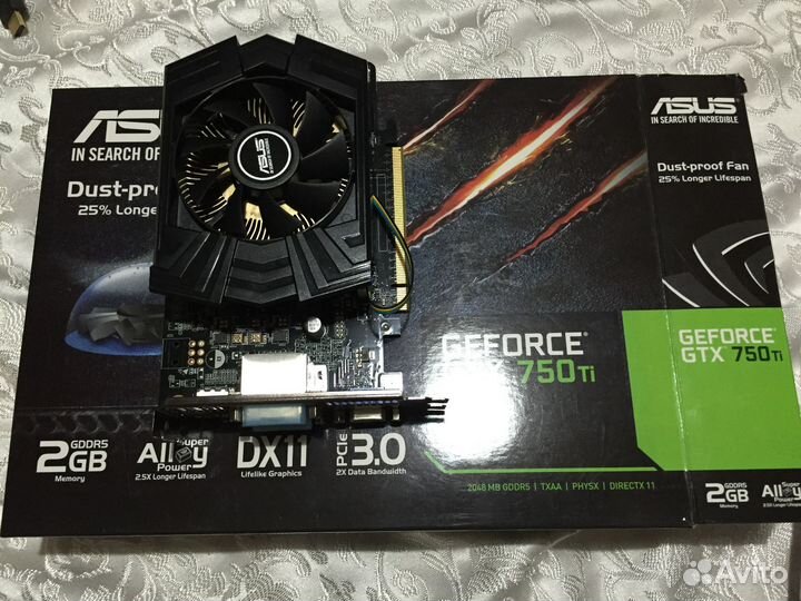Видеокарта GTX 750ti/2gb