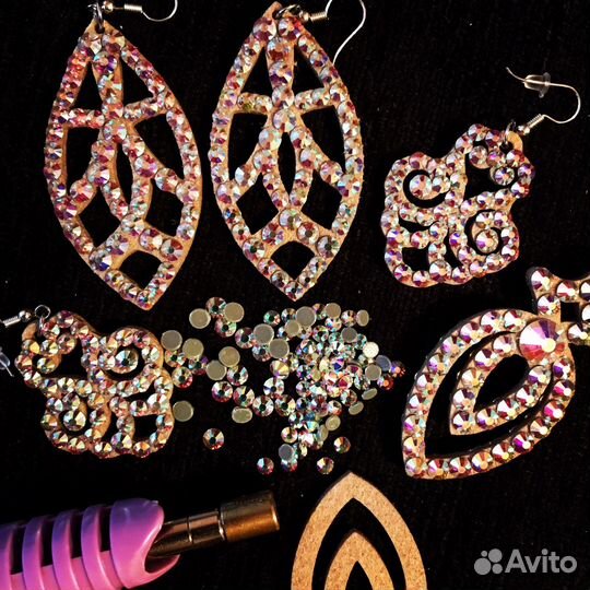 Акция Стразы ab кристалл стекло