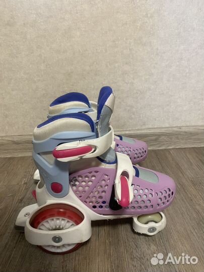 Роликовые коньки детские раздвижные