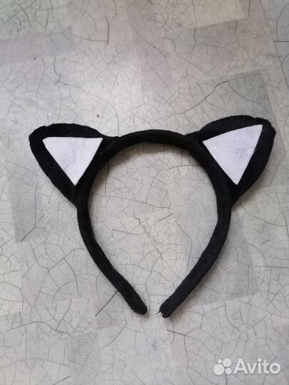 Маска уши заяц кот тигр