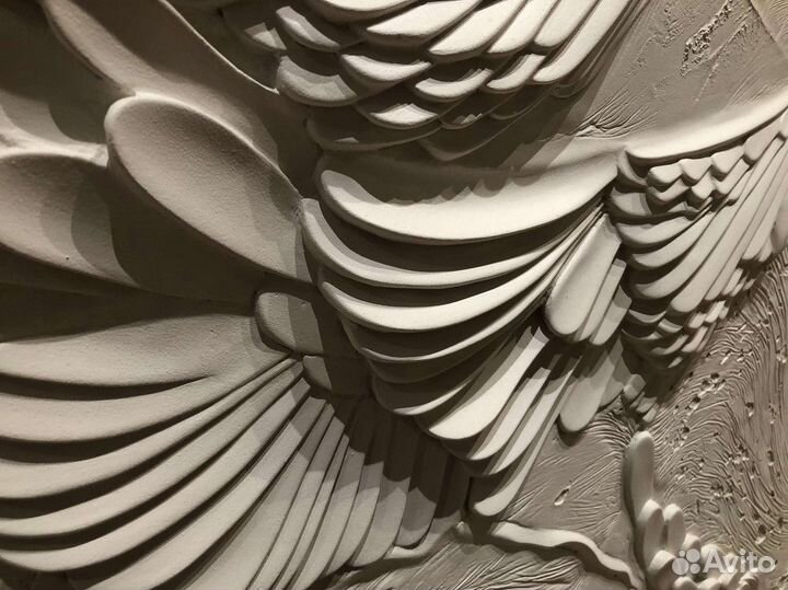 Барельеф / Панно Перья