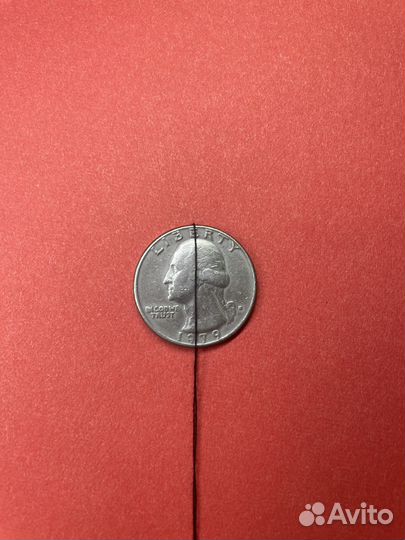 Четверть доллара 1979г