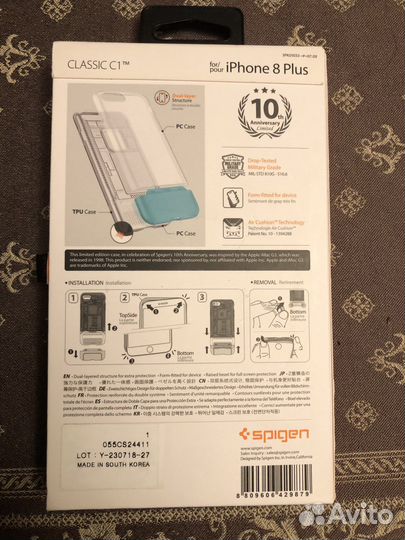 Чехол Spigen для iPhone 8 plus плюс коллекционный