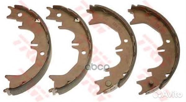 Колодки тормозные барабанные задн toyota: land