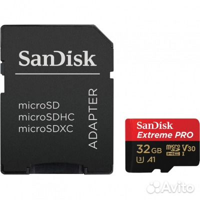 Карта памяти Sandisk Micro sdhc 32Gb 100 m/s