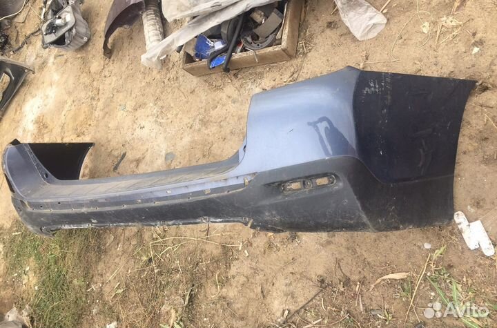 Бампер задний для Toyota Highlander II 2007-2013