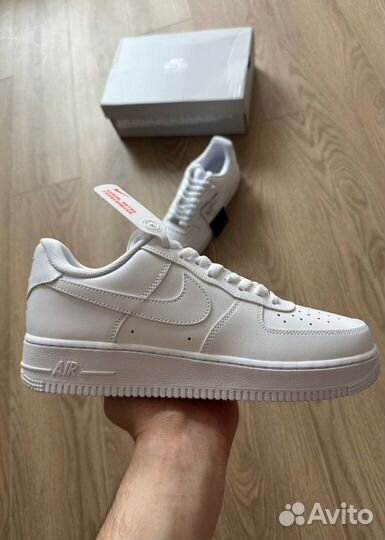 Кроссовки Nike AIR force 1 белые
