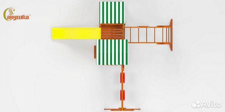 Детский комплекс Савушка TooSun 4 Plus с песочнице