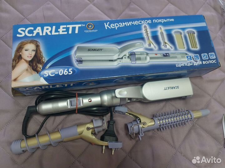 Щипцы для завивки волос и плойка