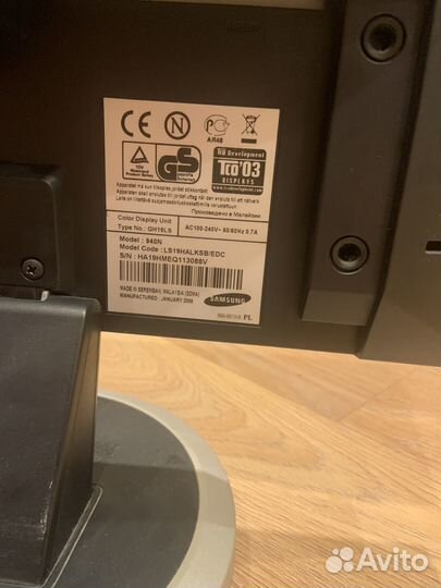 Монитор Samsung syncmaster 940n