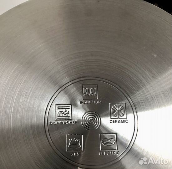 Кастрюля нержавейка 12л индукция