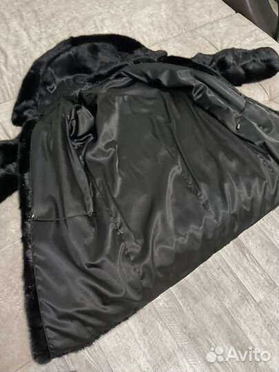 Шуба норковая поперечка 42 44