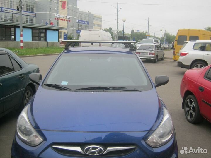 Багажники на крышу Hyundai Solaris сед (2010-2017)