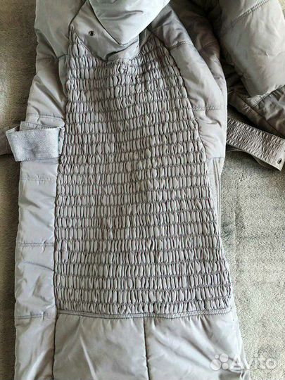 Удобное пальто для беременных, с капюшоном